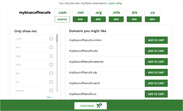 resultados-de-busqueda-de-dominios-en-red-soluciones - IsItWP - Free WordPress Theme Detector Domain search results in Network Solutions