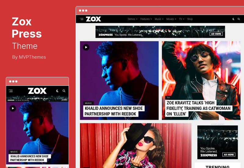 موضوع ZoxPress - موضوع وورد الأخبار الكل في واحد