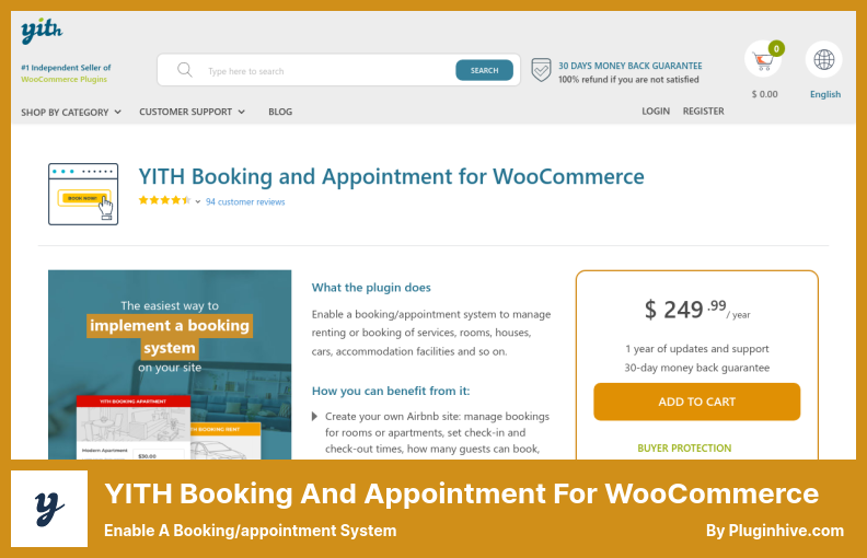 Pemesanan dan Pengangkatan YITH untuk Plugin WooCommerce - Aktifkan Sistem Pemesanan/janji