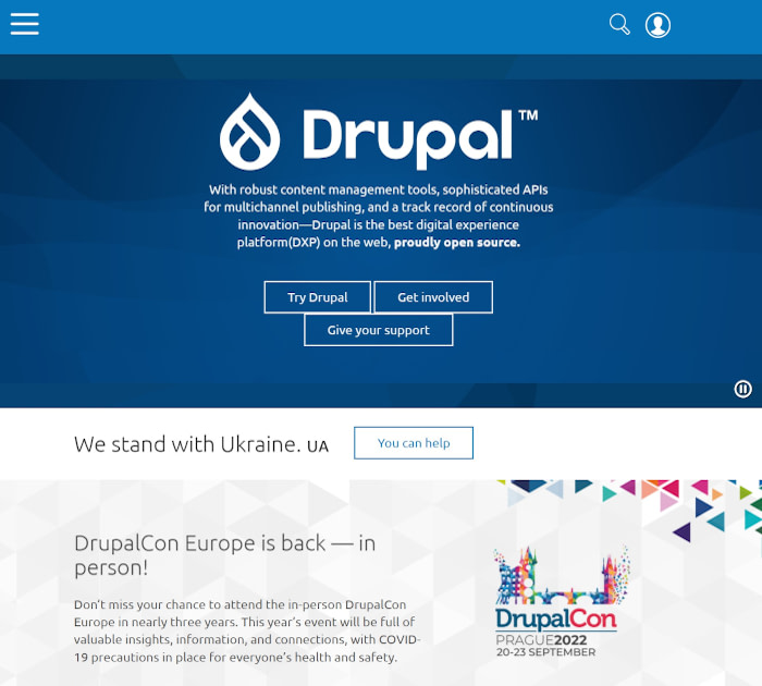최고의 블로깅 플랫폼 - Drupal