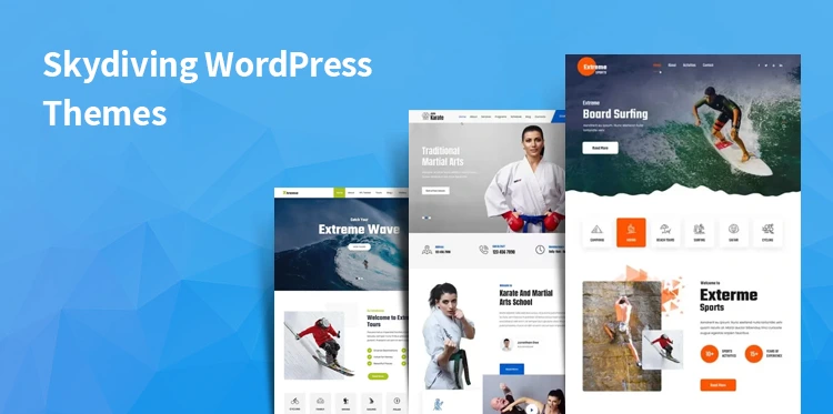 スカイダイビング WordPress テーマ