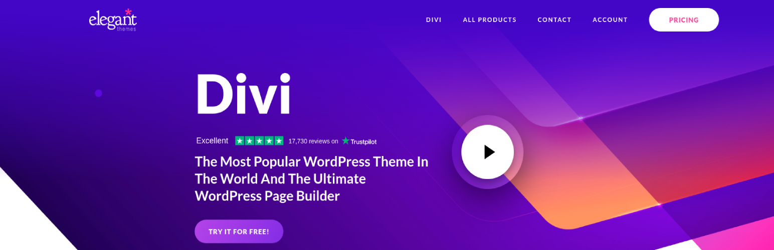 Divi WordPress 테마 및 비주얼 페이지 빌더