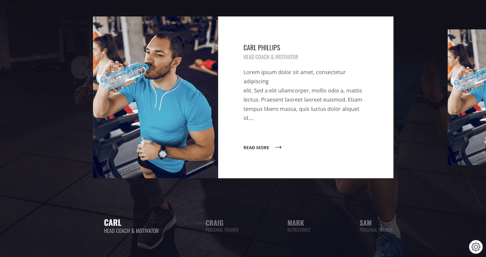 FitPro web sitesi oluşturucu ana sayfası.