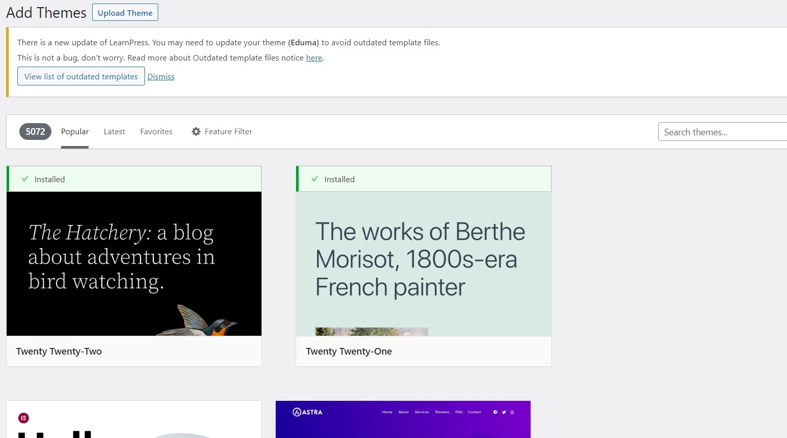 tambahkan tema untuk membangun tema wordpress