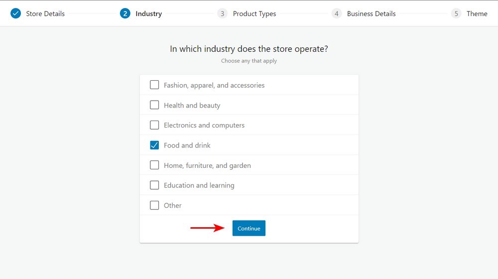 Asistente de configuración de WooCommerce 2
