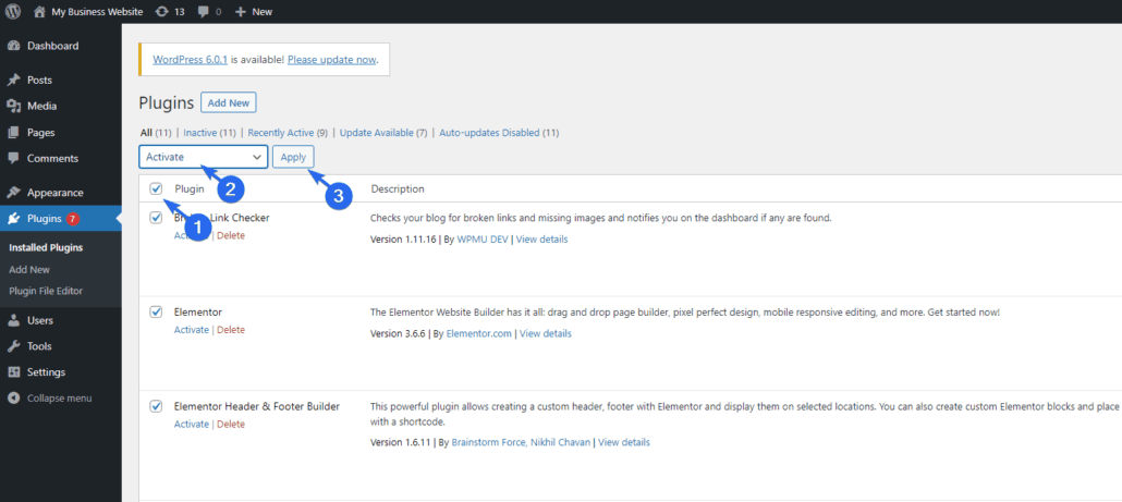 Activar todos los plugins