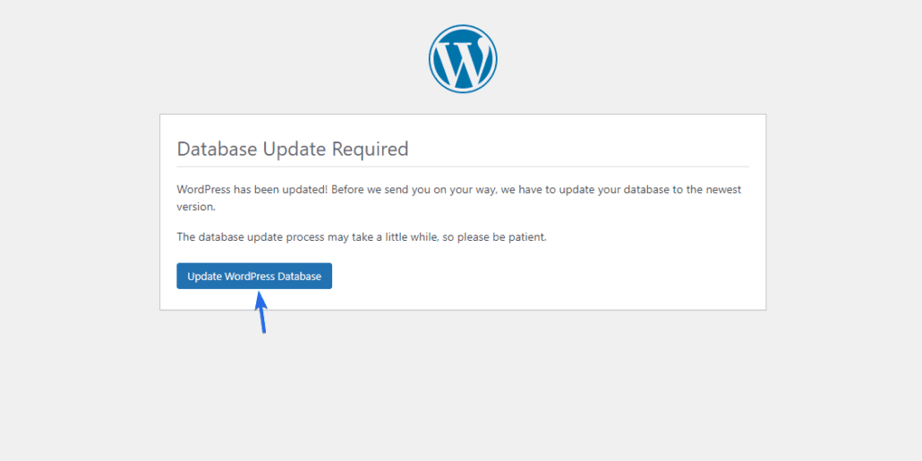 Actualizar la base de datos de WordPress