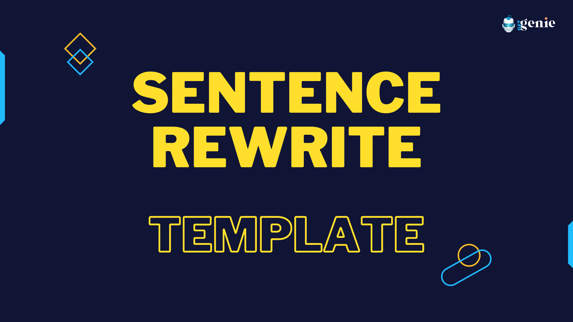 GetGenie — ваш помощник по SEO и контенту — Шаблон перезаписи предложений — Wpmet, XpeedStudio