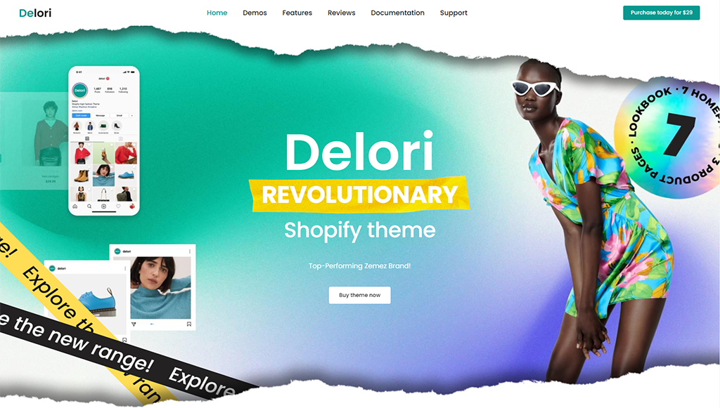 Shopify Customer Engagement için Delori Temasını Kullanma
