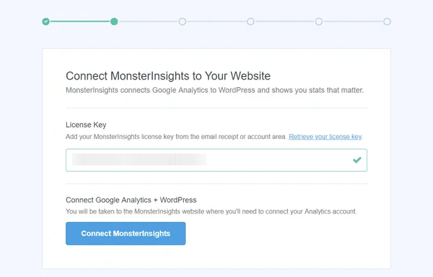 Лицензионный ключ MonsterInsights