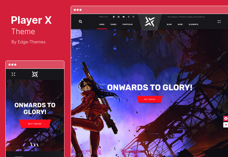 PlayerX Theme — мощная тема WordPress для игр и киберспорта