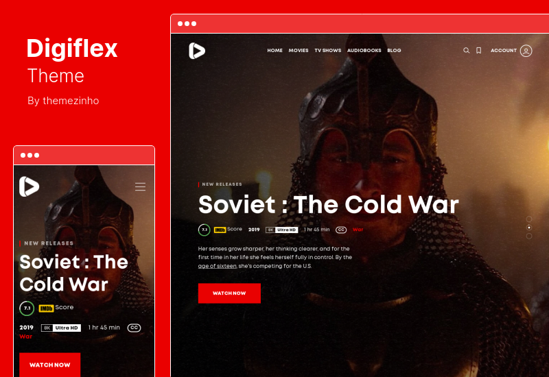 Digiflex Theme - Тема WordPress для потокового онлайн-фильма