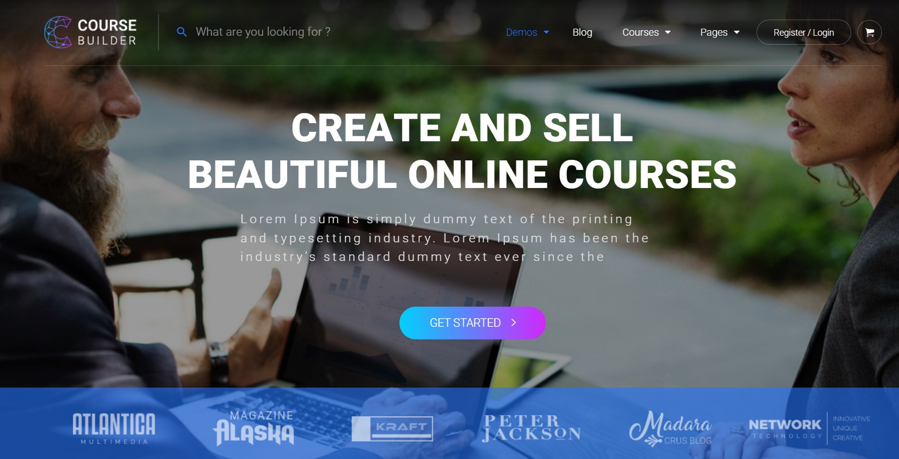 corptrain il tema wordpress per l'istruzione di alta qualità