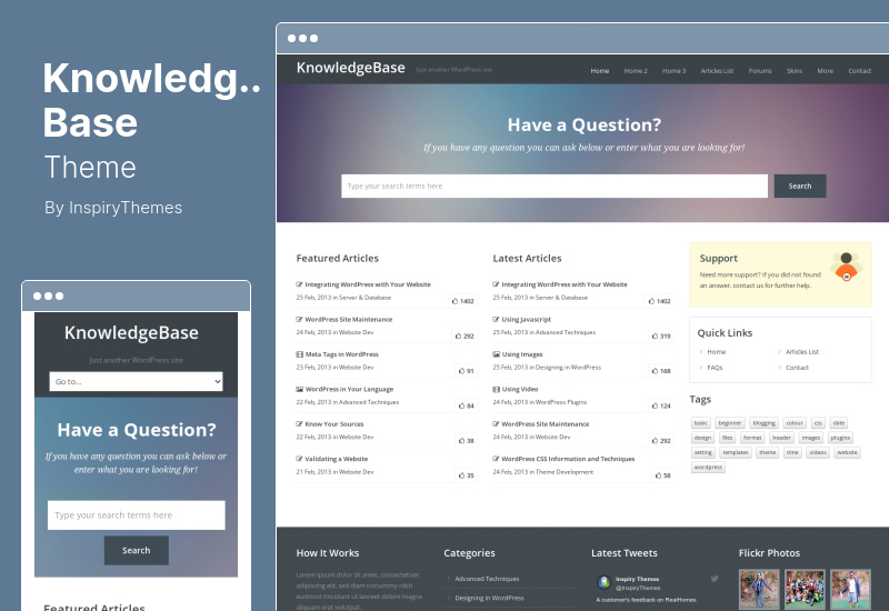 Тема базы знаний — Тема WordPress для вики и базы знаний