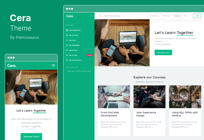 Cera Theme - Тема WordPress для интранет-сообщества