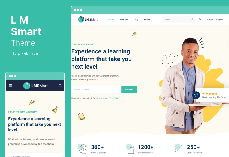 LMSmart Theme — онлайн-курсы LMS & Education WordPress Theme
