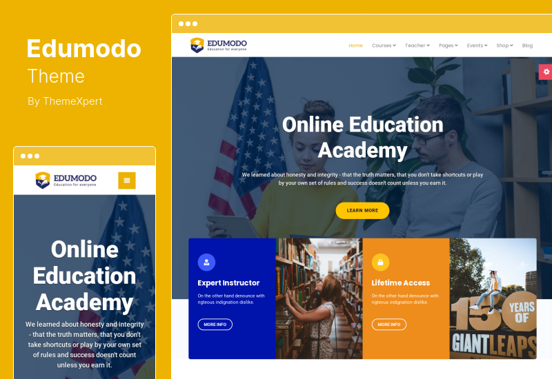 Edumodo Theme - Образовательная WordPress тема