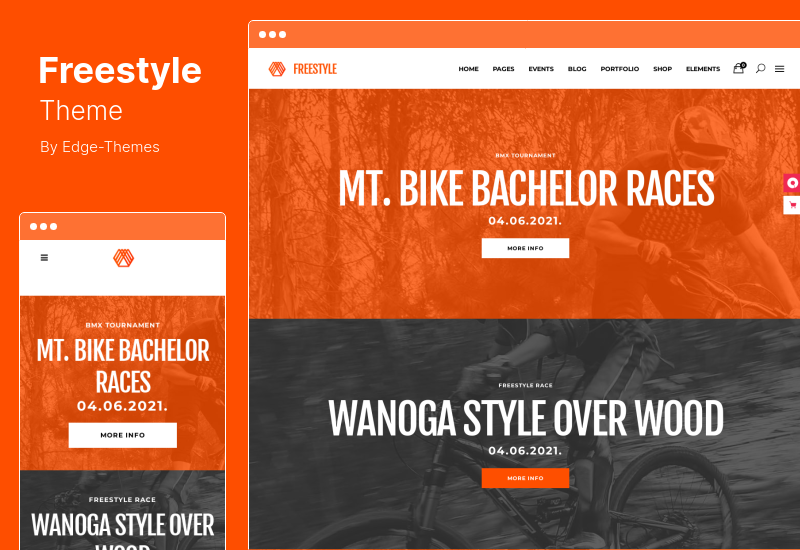 Freestyle Theme - Тема WordPress для экстремальных видов спорта