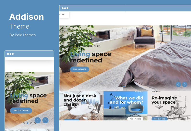Addison Theme - Tema de WordPress para arquitectura y diseño de interiores