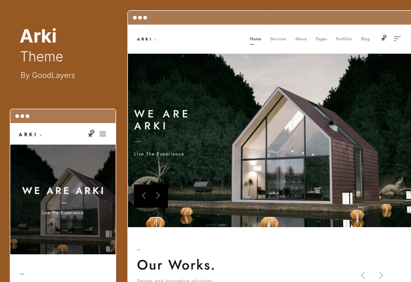 Arki Theme - Tema de WordPress para arquitectura