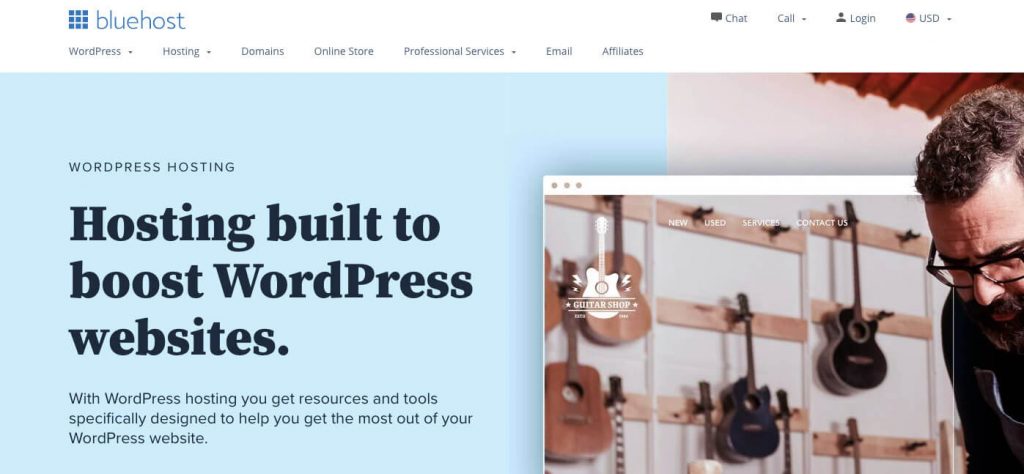 2022 年 5 家廉價電子郵件託管和服務提供商 3 bluehost wordpress hosting 61