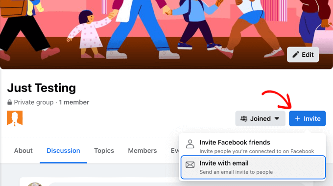 Facebook consente agli utenti di invitare amici a un gruppo Facebook Allows Users to Invite Friends to a Group