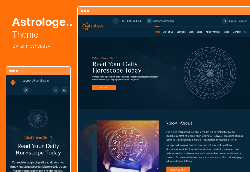 Astrologer Theme - 星占いと占星術の WordPress テーマ