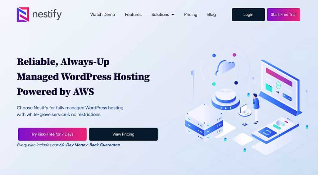 Hosting Nestify AWS WordPress