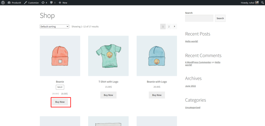So passen Sie die WooCommerce-Schaltfläche „In den Warenkorb“ an 3 Changed Add to Cart Text in Shop Page