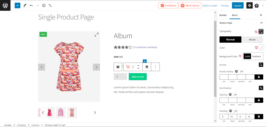 So passen Sie die WooCommerce-Schaltfläche „In den Warenkorb“ an 8 Product Page Add to Cart Customization