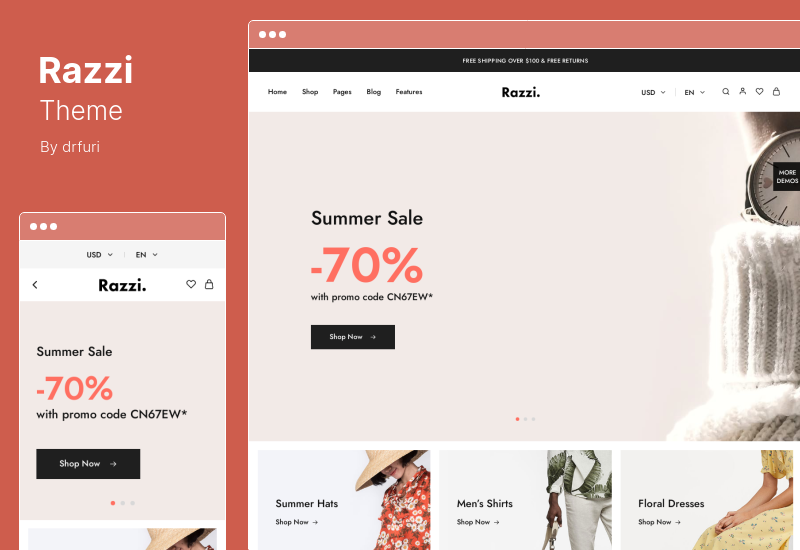 Tema Razzi - Tema WooCommerce multipropósito