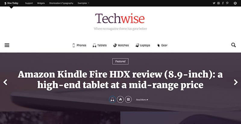 Тема TechWise для WordPress BuddyPress