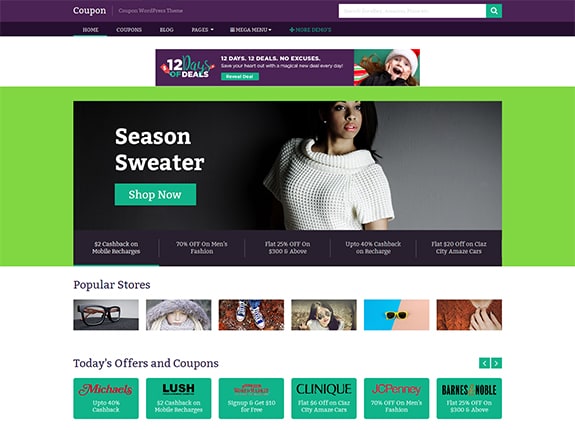Kupon Motyw WordPress