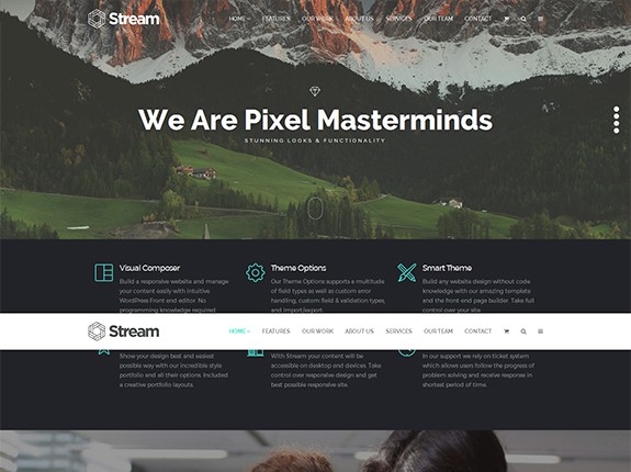 Strumieniuj motyw WordPress