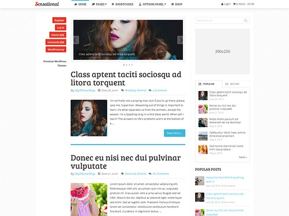 Rewelacyjny motyw WordPress