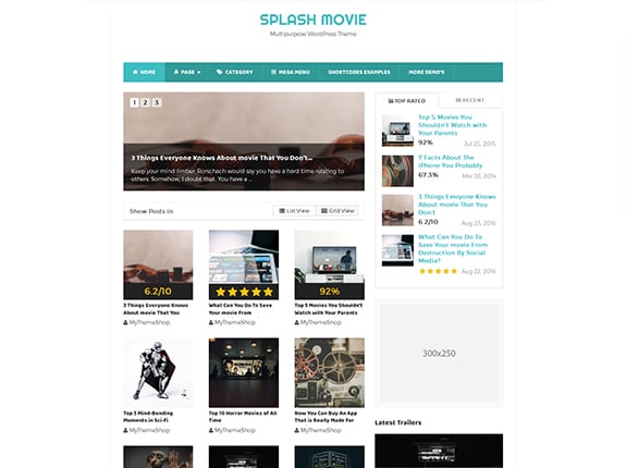Splash - zoptymalizowany pod kątem SEO motyw WordPress