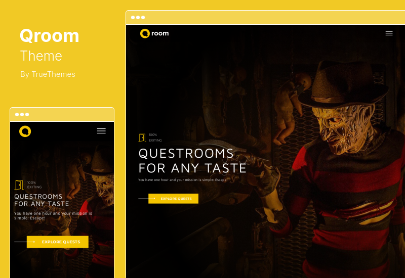 Qroom Theme - Tema de WordPress para Escape Room