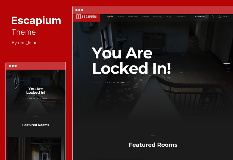 Tema de Escapium - Tema de WordPress para juegos de Escape Room