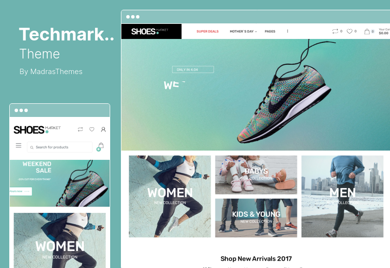 Tema Techmarket - Tema WooCommerce Multi-Demo & Toko Elektronik