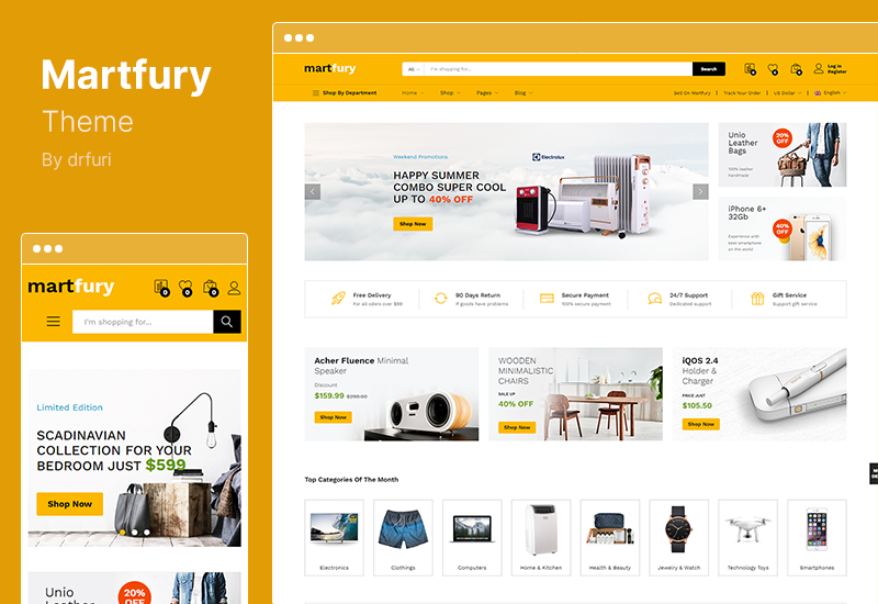 Tema Martfury - Tema WordPress Pasar WooCommerce