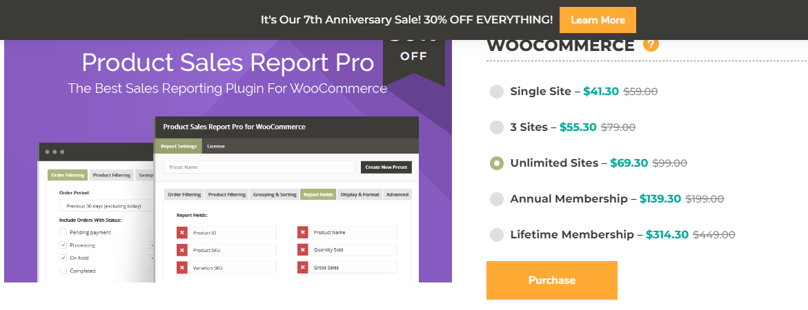 Woocommerce レポート プラグイン