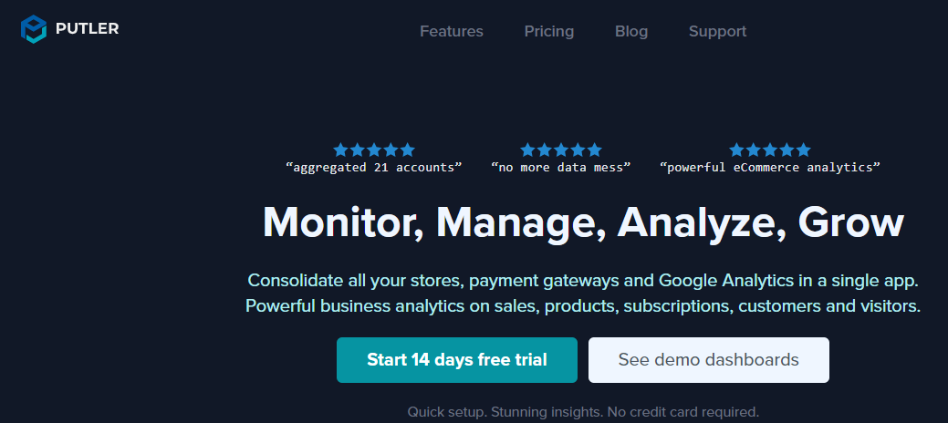 Putler- Woocommerce レポート プラグイン