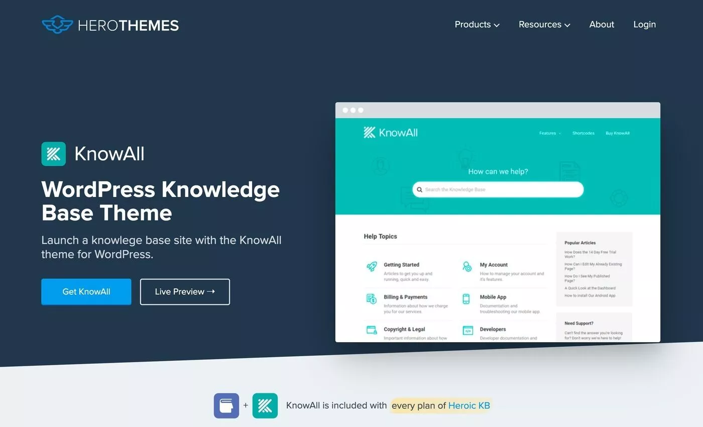 KnowAll WordPress ドキュメンテーションテーマ