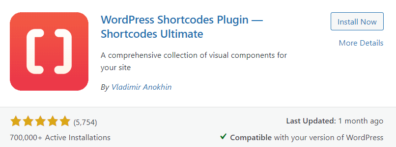 Shortcodes Ultimate para adicionar dicas de ferramentas