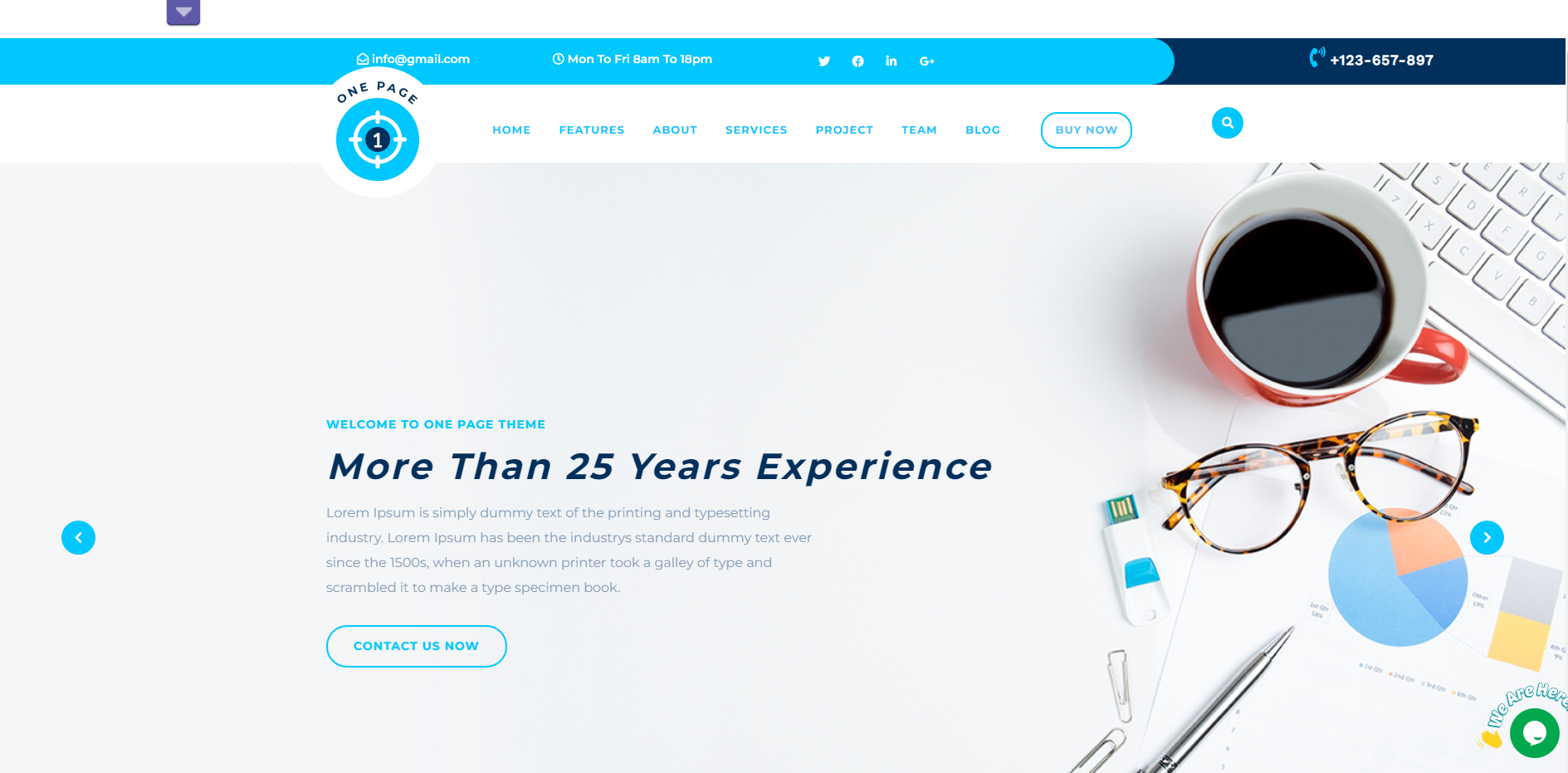 Safha - หนึ่งหน้า WordPress ธีม