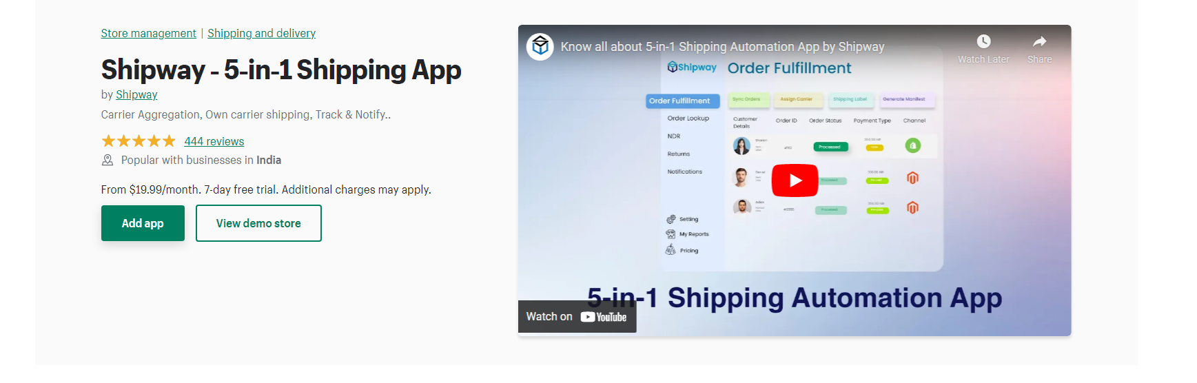 Shipway - Shopify 返品アプリ