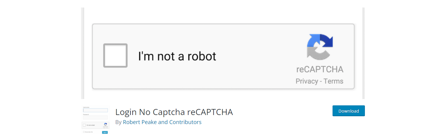 ログインなし Captcha reCaptcha - WordPress captcha プラグイン