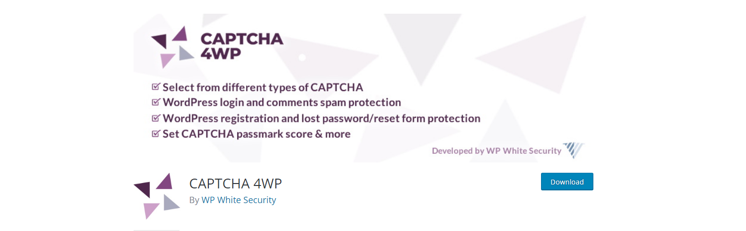 Captcha 4WP - WordPress キャプチャ プラグイン