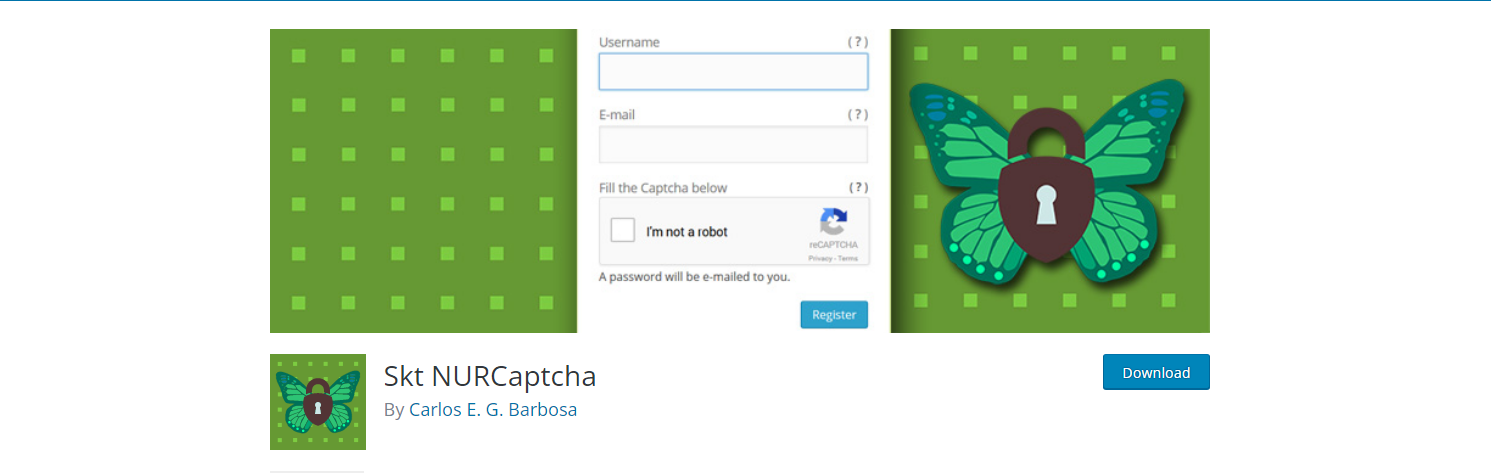 Skt NURCaptcha - WordPress キャプチャ プラグイン