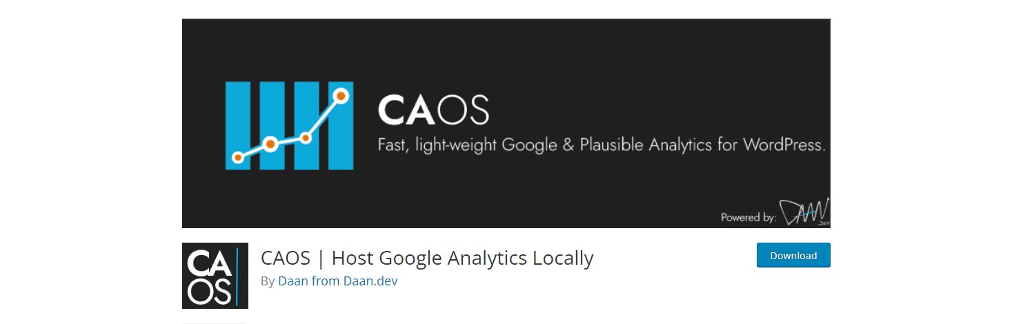 CAOS Dann - WordPress google analitik eklentileri